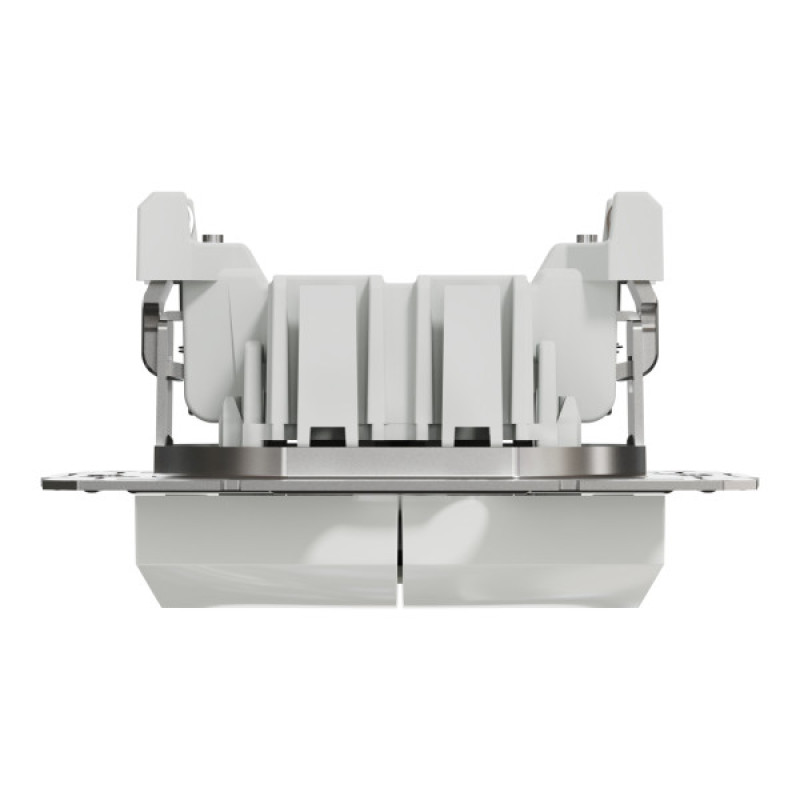 Выключатель двухклавишный Schneider Electric Asfora без рамки белый (EPH0370121)