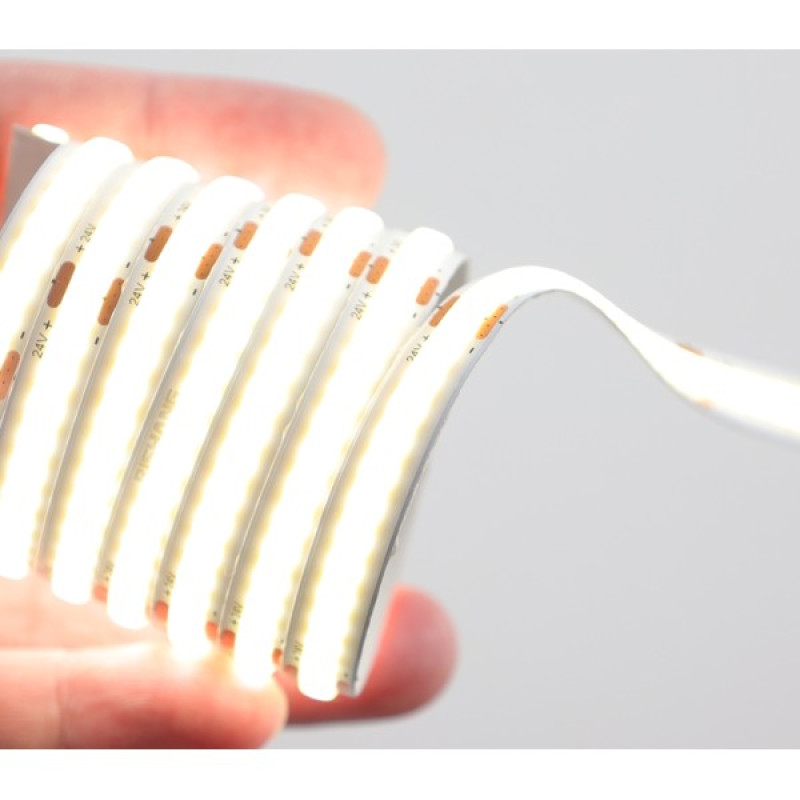 LED стрічка RISHANG COB-24V-IP20 10W 850Lm 3000K 5м (RM08V0EC-A-L-2-WW)