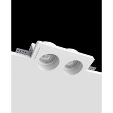 Точечный светильник Promin Double M GU10/GU5.3 2x10W IP20 Wh