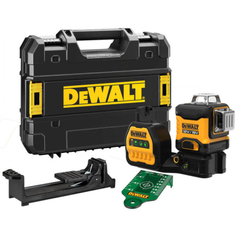 Линейный лазерный уровень DeWALT DCE089NG18 XR Li-Ion 10,8/12/18В с зеленым лучом