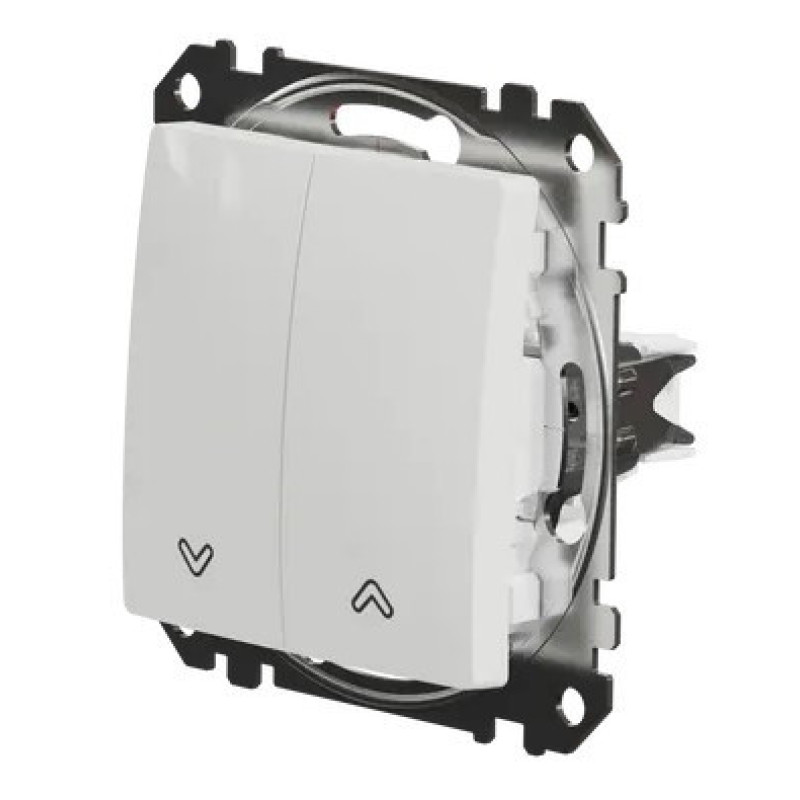 Кнопковий вимикач Schneider Electric Sedna Design & Elements для жалюзі білий SDD111114