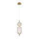 Підвісний світильник, люстра Italux PND-81438-1C-GD Corado LED 1x15W 3000K 1647Lm IP20 золотий