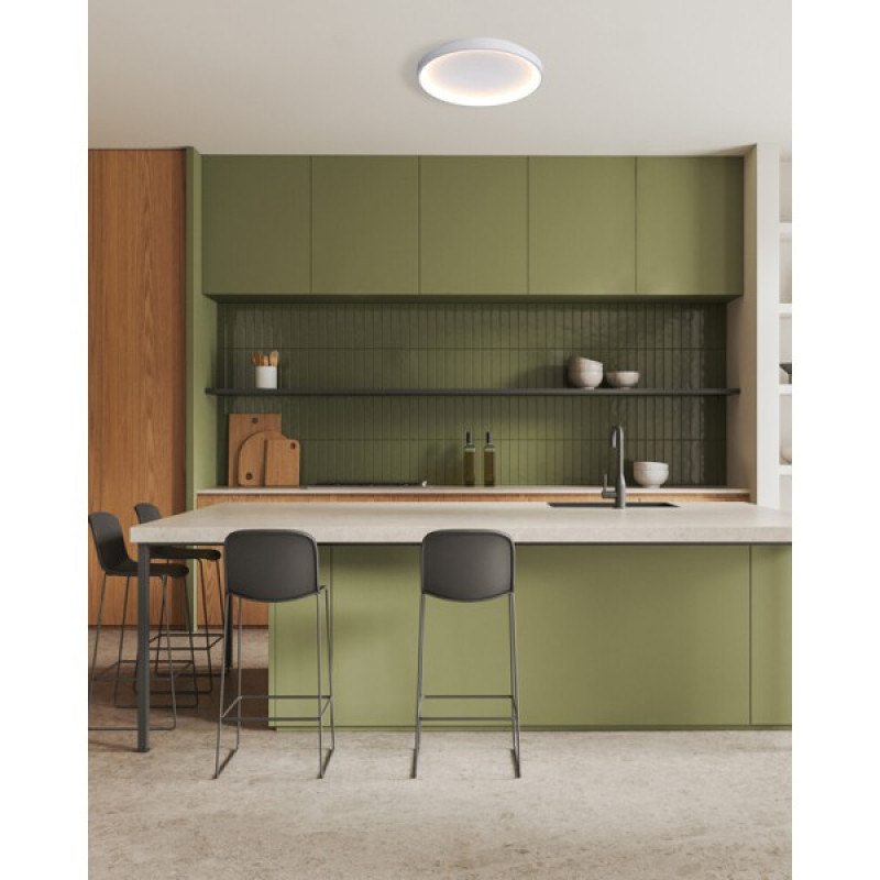 Потолочный светильник Italux CLN-3151-S-WH Raden LED 3000K-6000K 2400Lm IP20 белый