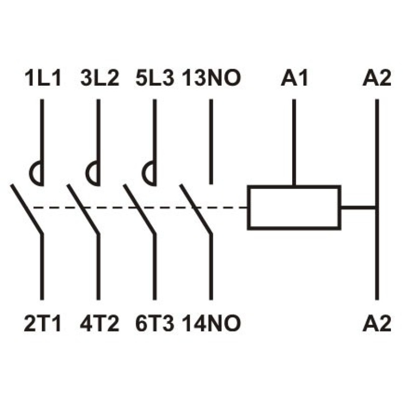 Магнитный пускатель Promfactor FC-2/25А 1NO AC24В (FC20025024)