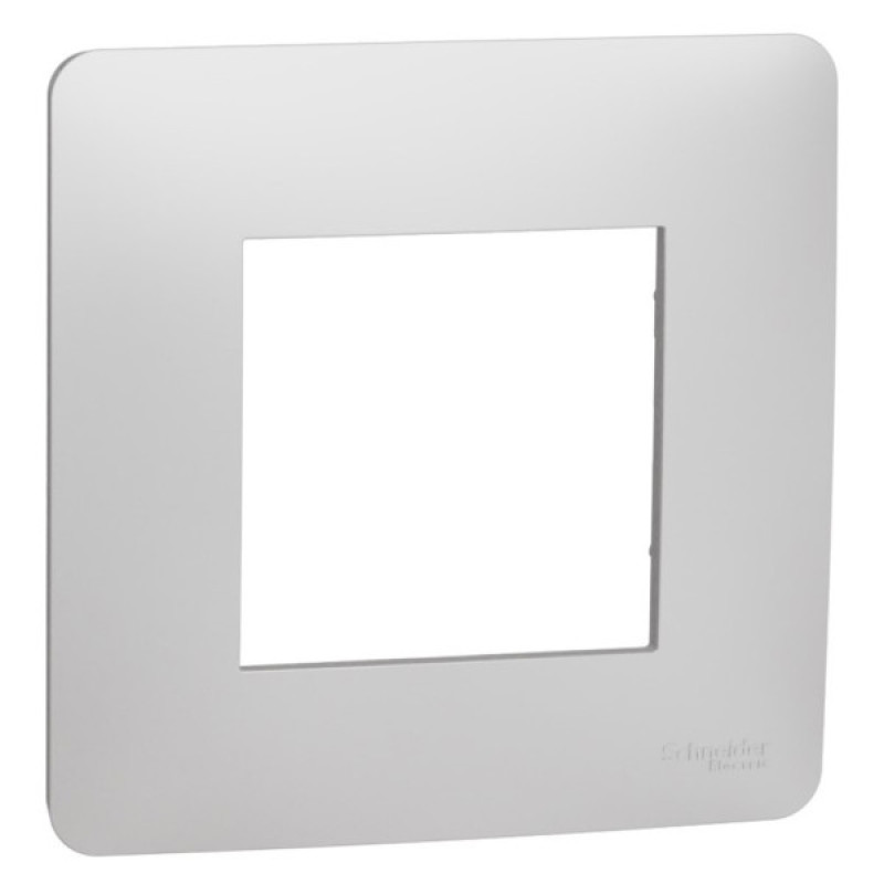 Однопостовая рамка Schneider Electric NU200230 (алюминий)