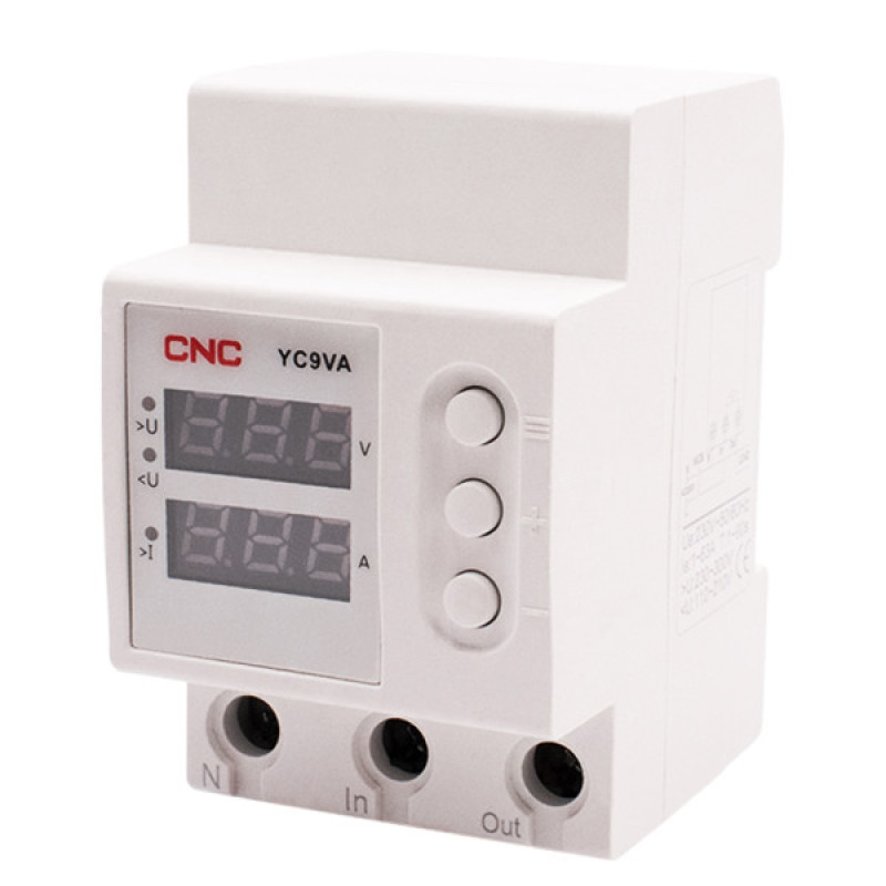Реле контролю напруги CNC YC9VA AC 230В 63А (Б00043178)