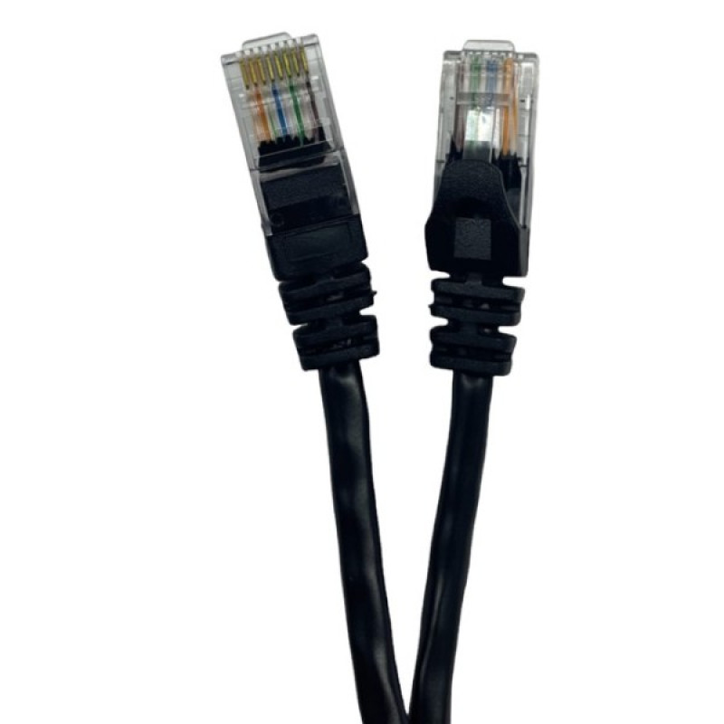 Патч-корд GEAR cat.5e UTP CCA 24AWG 15м чорный (GPC-UTPCCARJ45-15B)