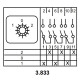 Пакетний перемикач Аско-Укрем ПКП Е9 3.833 A0110010024 (1-0-2 3 полюси)