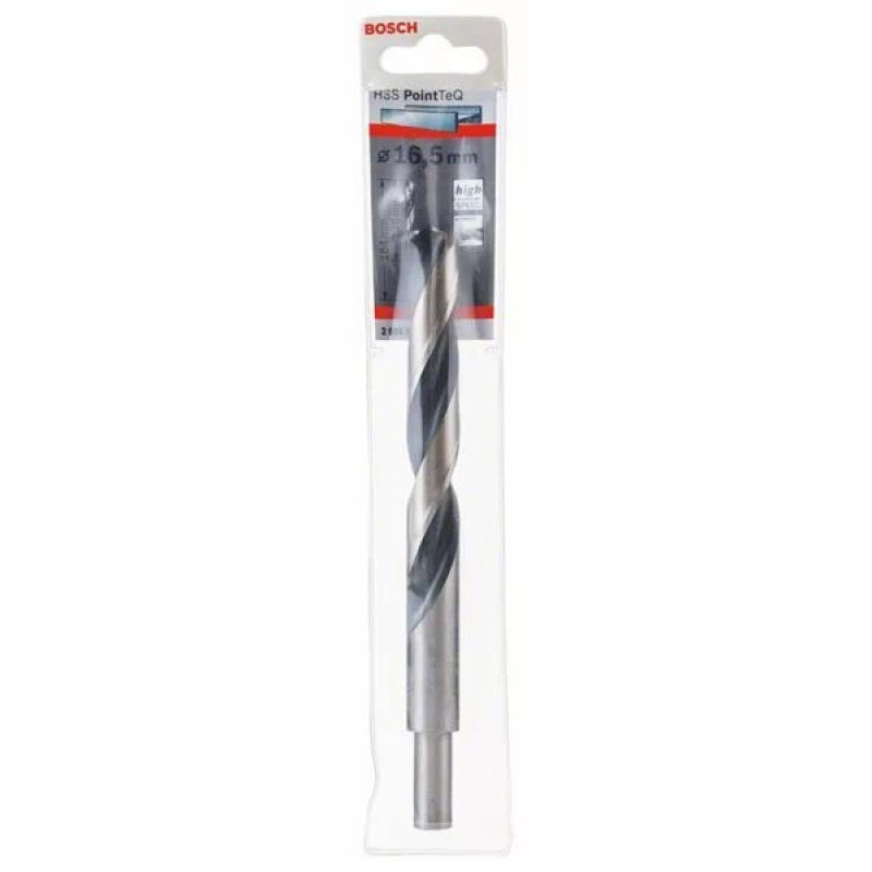 Свердло Bosch 2608577311 PointTeQ HSS 16,5 з хвостовиком 12мм (1шт)