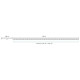 Вулична різнокольорова LED гірлянда Delux EN STRING 200LED (90012981) 20м (2х10м) 40 миготливих діодів IP44 білий шнур