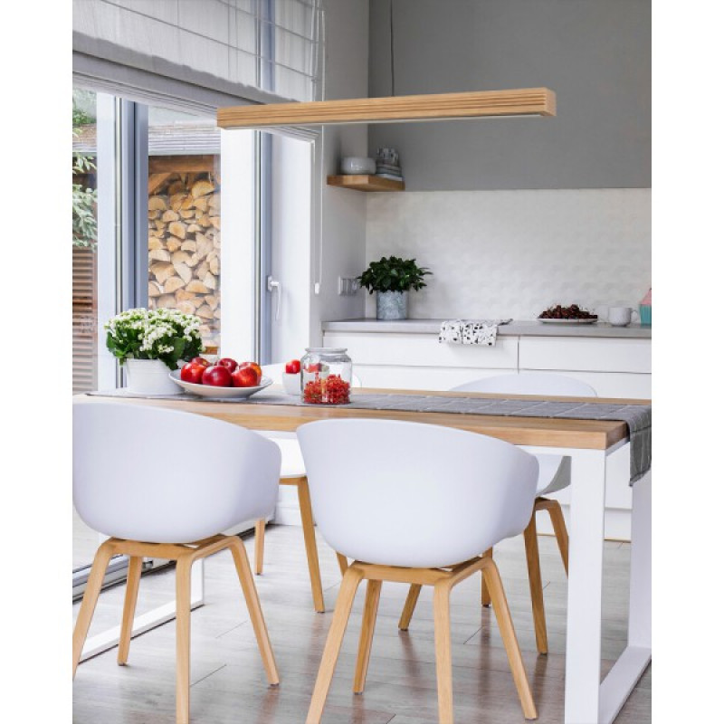 Подвесной светильник, люстра TK Lighting 11651 Viga LED 1x24W 3000K 1400Lm IP20 бежевый