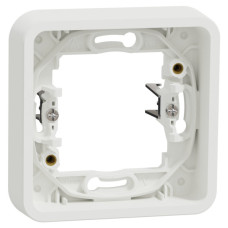Одноместная рамка Schneider Electric MUR39108 с зажимами IP55 (белая)