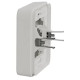 Одноместная рамка Schneider Electric MUR39108 с зажимами IP55 (белая)