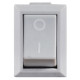 Перемикач Аско-Укрем KCD1-101 Grey/Grey сірий (A0140040051)