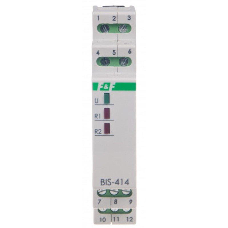 Імпульсне реле F&F BIS-414 дві секції 220В 2х10А