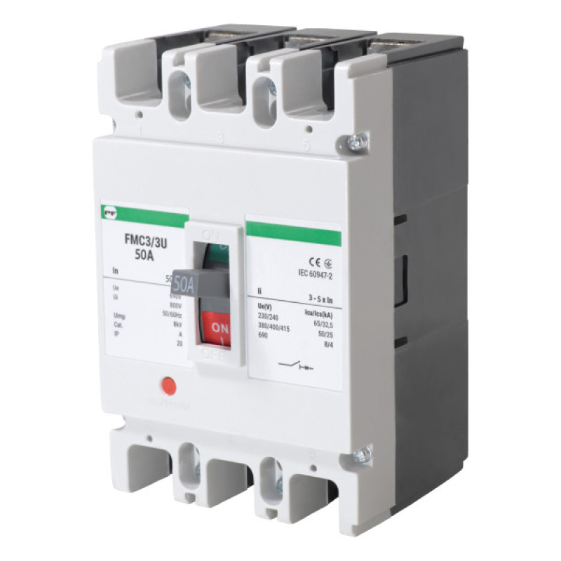 Корпусный автоматический выключатель Promfactor FMC3/3U 3P 50A 50кА 3-5In (FMC33U0050/5)