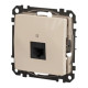 Компьютерная розетка Schneider Electric Sedna Design & Elements RJ45 кат. 5е UTP бежевая SDD112451