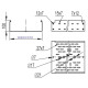 Перфорированный лоток 600х100х3000мм DKC 35347