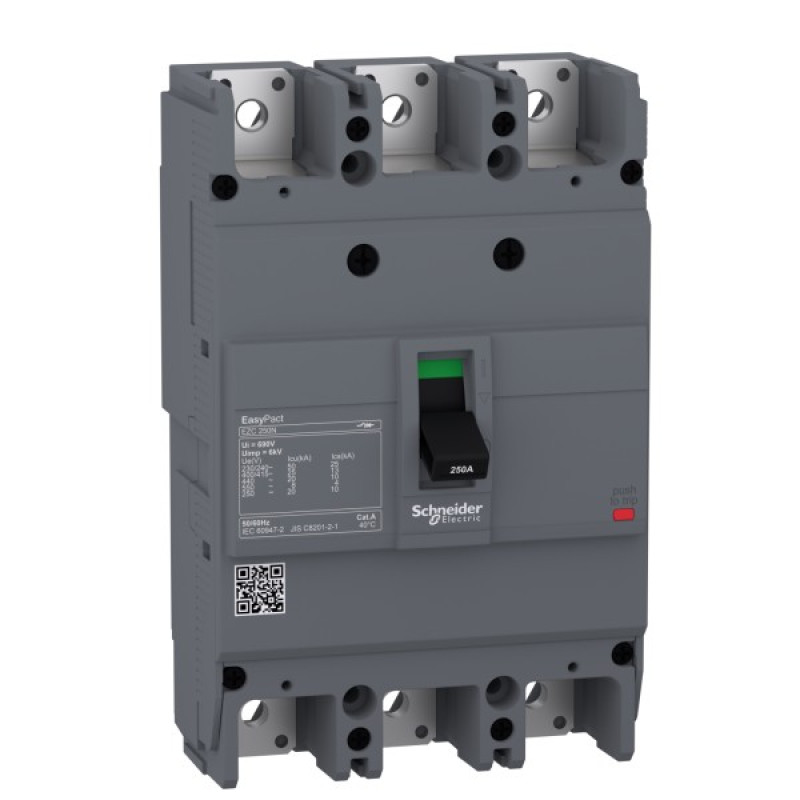 Автоматический выключатель Schneider Electric EASYPACT EZC250N 3P3T 25кА 100А