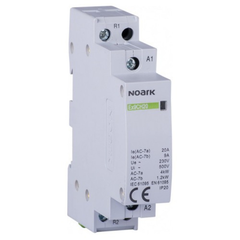 Контактор NOARK Ex9CH20 11 220В 20А 1NC+1NO (102402)