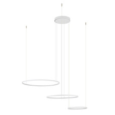 Люстра Nowodvorski Circolo Power 11649 LED 3x85W 3000K 4600Lm IP20 белая
