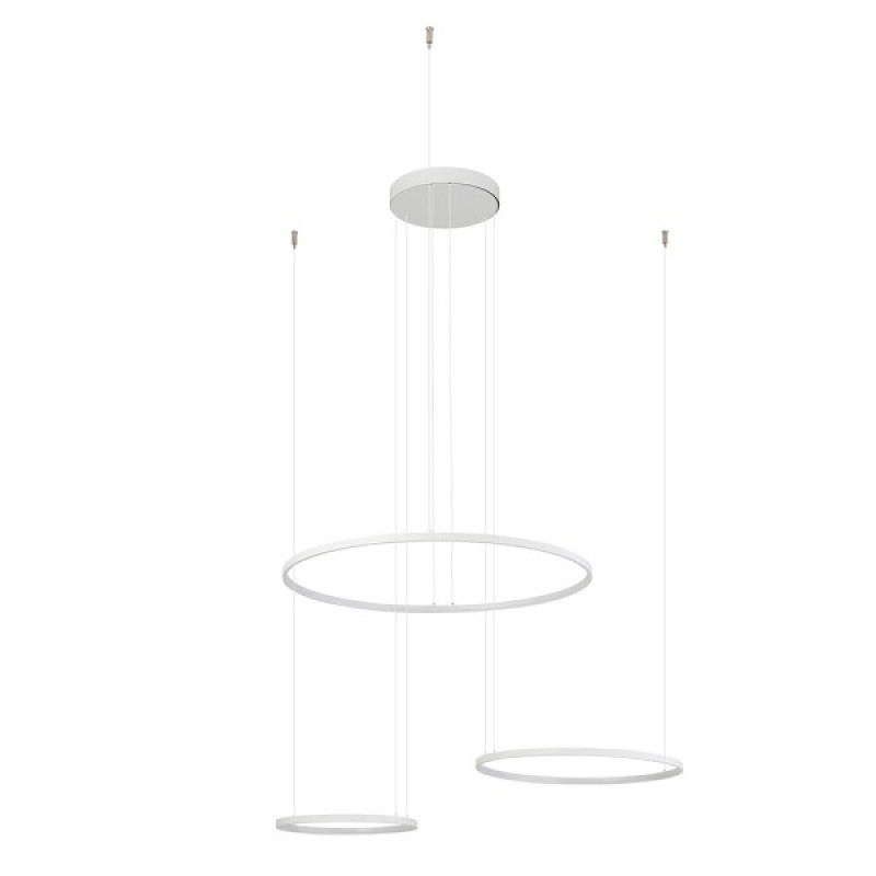 Люстра Nowodvorski Circolo Power 11649 LED 3x85W 3000K 4600Lm IP20 белая