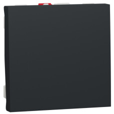 Одноклавишный выключатель Schneider Electric NU320154 (схема 1) 10А 2М (антрацит)