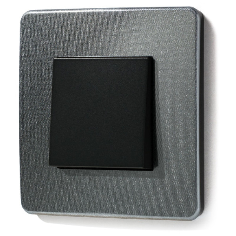 Одноклавишный выключатель Schneider Electric NU320154 (схема 1) 10А 2М (антрацит)