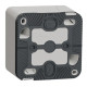 Накладна розетка Schneider Electric MUR39034 із з/к та шторками IP55 (біла)