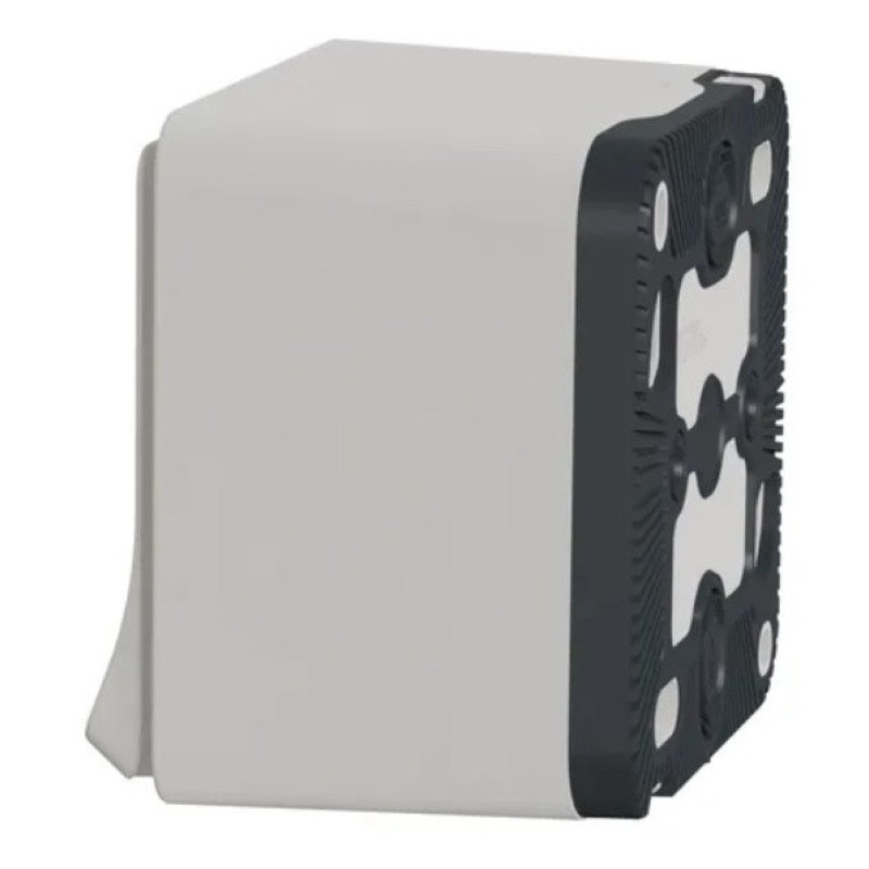 Накладна розетка Schneider Electric MUR39034 із з/к та шторками IP55 (біла)