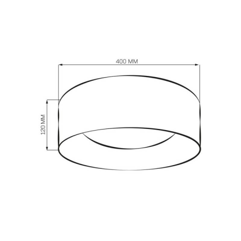 Потолочный светильник Goldlux 334206 Tuluza LED 1x24W 4000K 2600Lm IP20 белый