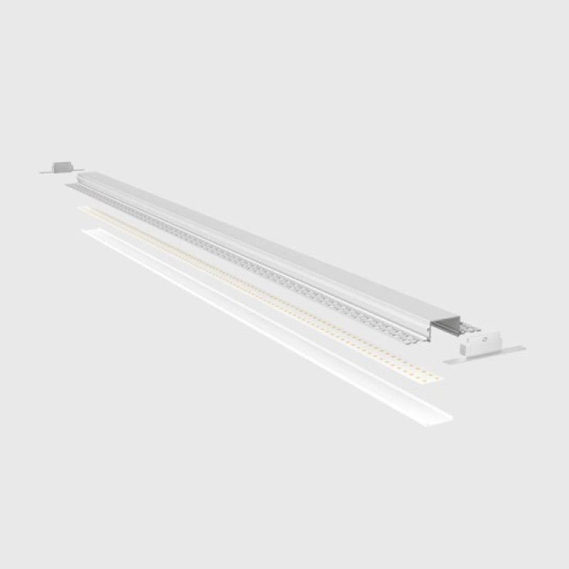 LED-профіль ALUMLED під шпаклівку з розсіювачем 2м (LD98201_2)
