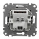 Накладка для вывода кабеля Schneider Electric Sedna Design & Elements черная SDD114903