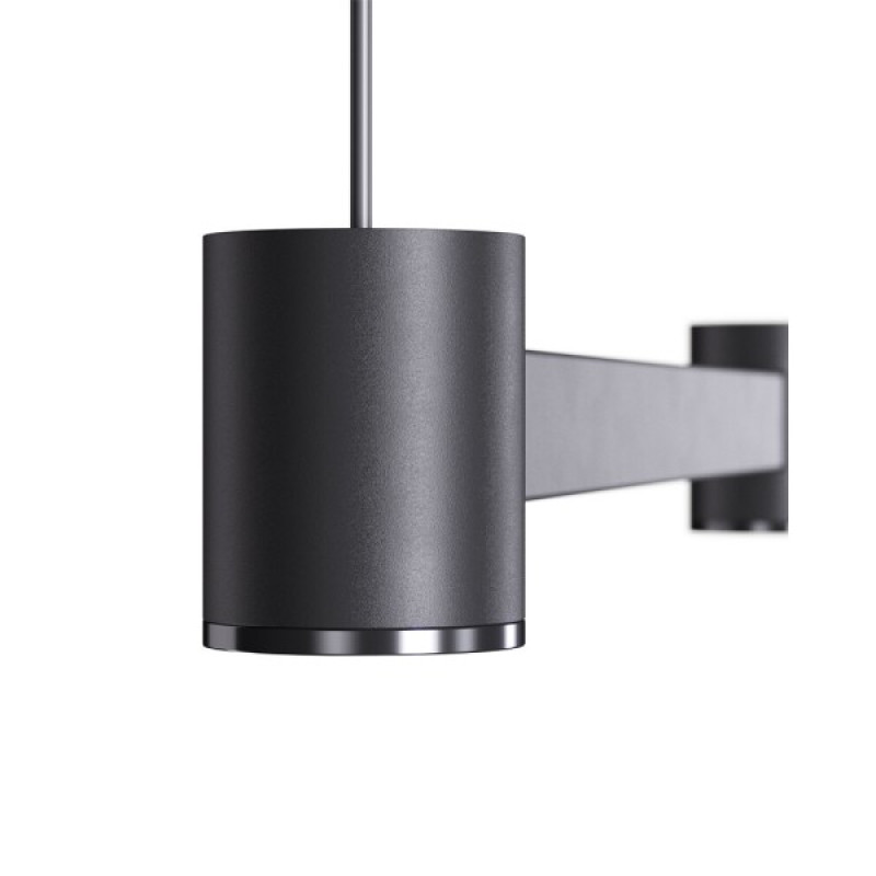Подвесной светильник, люстра Kloodi PE-LOTUS800 10W 3K BK LED 700Lm IP20 черный