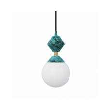 Подвесной светильник, люстра Pikart 4844-28 Dome G9 1x15W IP20 бирюзовый