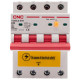 Дифференциальный выключатель CNC YCB9LE-80M C80А 3Р+N 6кА 30мА (Б00044028)