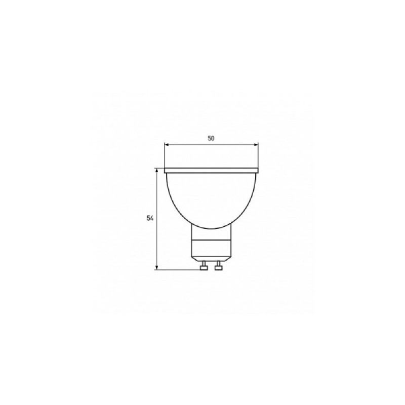 Светодиодная лампочка Eurolamp LED-SMD-11103(P) ЭКО MR16 GU10 11W 3000K 990Lm IP20