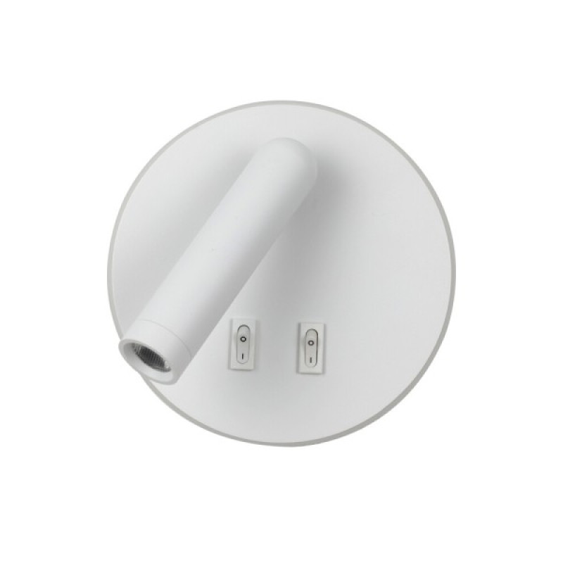 Бра, настенный светильник Italux WL-53742-1-WH Furla LED 2x8W 3000K 516Lm IP20 белый