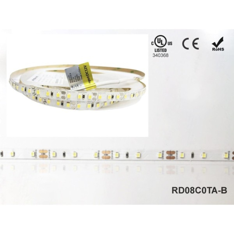LED лента RISHANG 128-2835-24V-IP20 12W 1434Lm 3000K 5м (RD00C8TC-A)