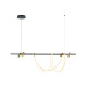 Люстра Zuma Line 2200277L Balbo Led 5x60+7.5W 3000K-6000K 5000Lm IP20