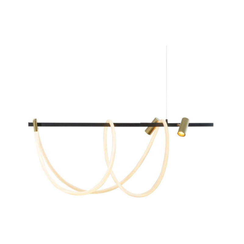 Люстра Zuma Line 2200277L Balbo Led 5x60+7.5W 3000K-6000K 5000Lm IP20