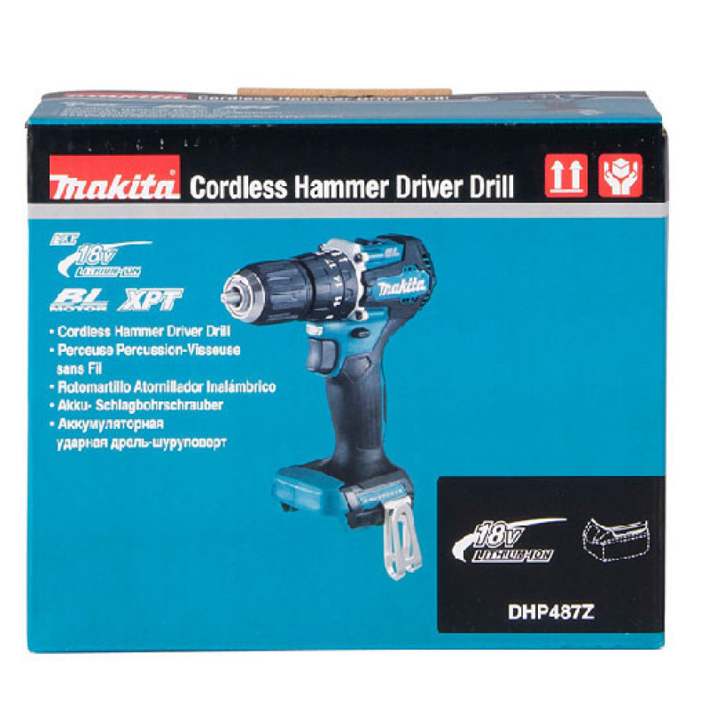 Акумуляторний дриль-шурупокрут Makita DHP487Z LXT 18В