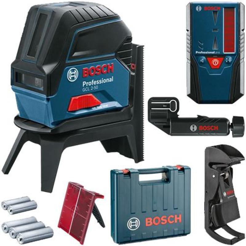 Лазерний нівелір Bosch GCL 2-50 із кейсом іштативом (0601066F01)