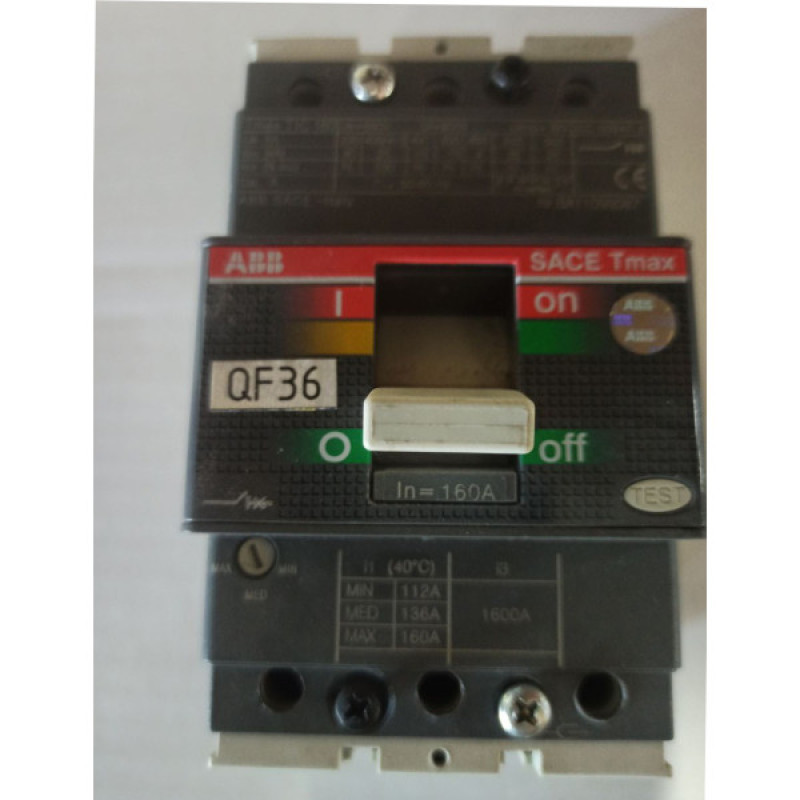Автоматический выключатель ABB Тmax T1C 160A 3P (1SDA050902R1)