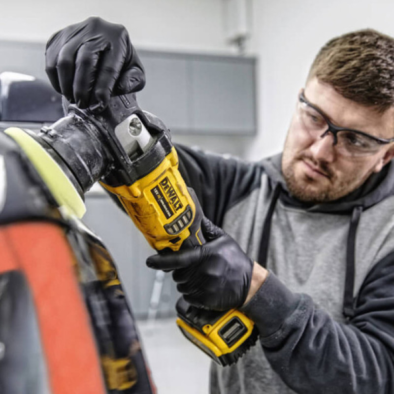 Аккумуляторная бесщеточная полировальная машина DeWALT DCM848P2 XR Li-Ion 18 В 2000-5500 об/мин