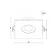 Точковий світильник Kloodi KD-DESNA SQ85 IP65 BK GU10 1x10W чорний