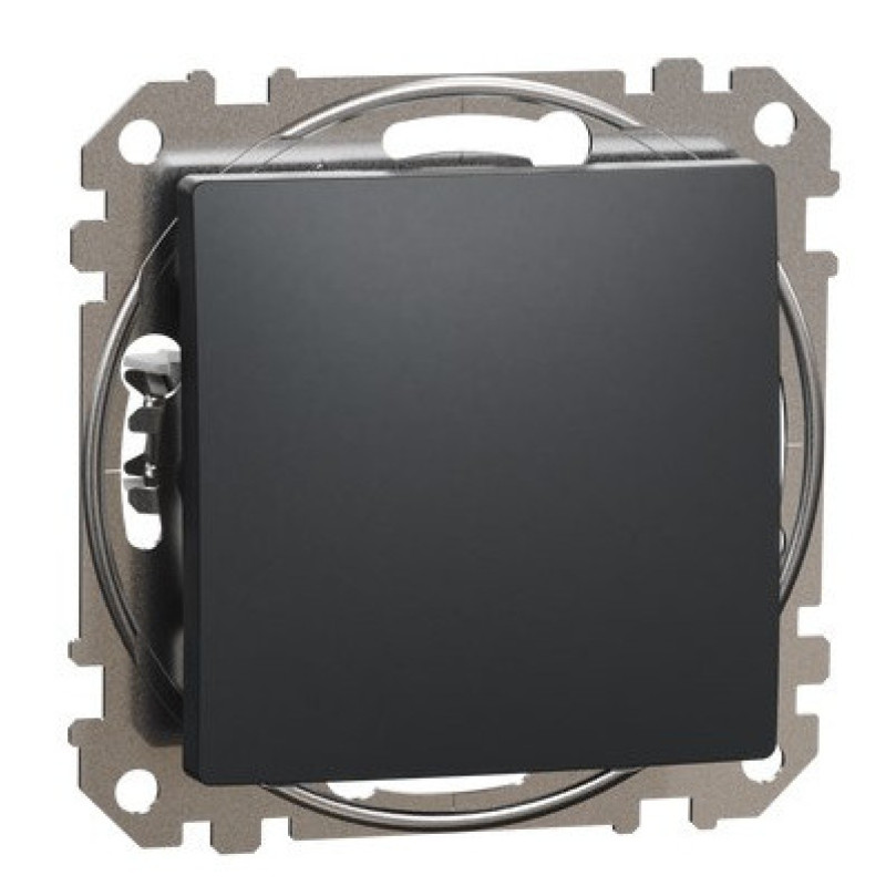 Перемикач Schneider Electric Sedna Design & Elements чорний SDD114106