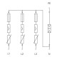 Обмежувач перенапруг OBO Bettermann (5093654) Тип I+II V50-B+C 3+NPE