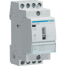 Безшумний контактор з ручним керуванням Hager ERC425S 25A 4НВ 230B