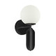 Бра, настінний світильник Italux WL-02340-1-BK Aldeva E27 1x40W IP20 чорний
